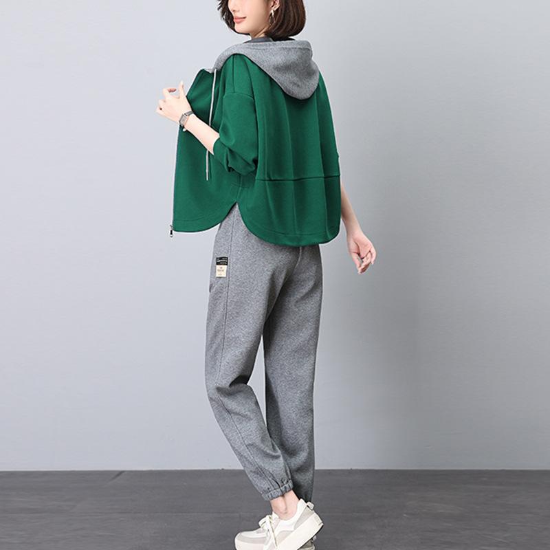 スウェット セットアップ レディース カジュアル スポーツ ゆったり 大きいサイズ 若見え おしゃれ ミセス ママ 中高年 上下セット 秋物 綿混 ポリエステル 部屋着 デイリーユース