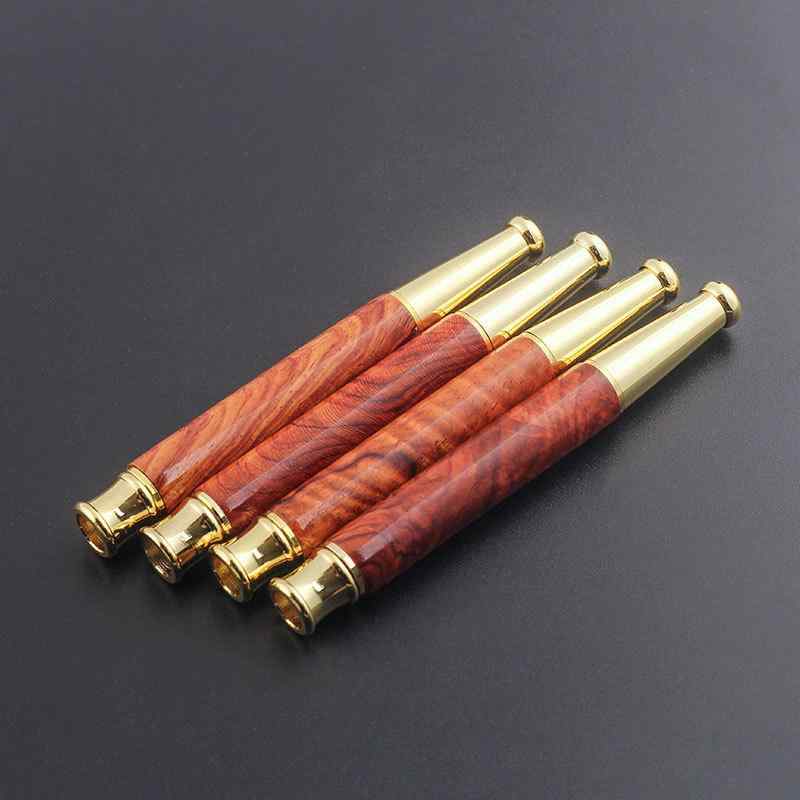 シガレットホルダー メンズ 高級感のあるオオバフウカリン製 無垢材 循環型フィルター内蔵 洗浄可能 繰..