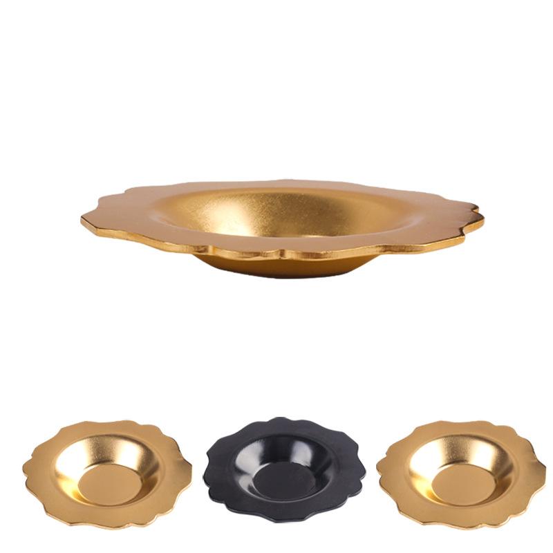 喫煙具 携帯用 金属製 小型 変形 丸縁 タバコ葉調整トレイ 手巻きタバコ用 パイプ用品 ゴールド シルバ..