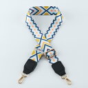 バッグストラップ 帆布 幅広ショルダーストラップ 長さ調節可能 3.8cm ポリエステル 軽量 バイカラー 幾何学模様 おしゃれ カジュアル 肩掛け 斜めがけ(x2)