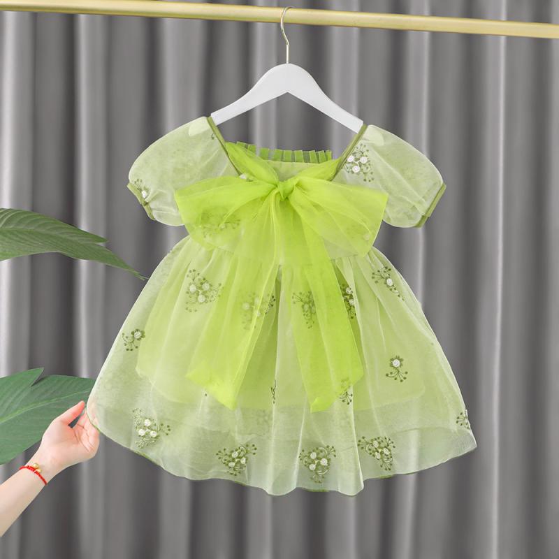 ワンピース 女の子 ベビー キッズ 綿素材 柔らかい肌触り ノースリーブ ふんわり プリンセスライン キャラクター柄 韓国風 おしゃれ かわいい 誕生日 お祝い フォーマル ドレス 結婚式 発表会 七五三 春夏