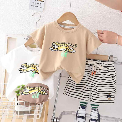 ベビー服 男の子 夏 おしゃれ かっこいい 半袖 Tシャツ ショートパンツ 2点セット セットアップ 韓国風 キャラクター 綿 コットン ルームウェア 1歳 2歳 3歳向け Aクラス ベビー服 男の子 夏 おしゃれ かっこいい 半袖 Tシャツ ショートパンツ 2点セット セットアップ 韓国風 キャラクター 綿 コットン ルームウェア 1歳 2歳 3歳向け Aクラス