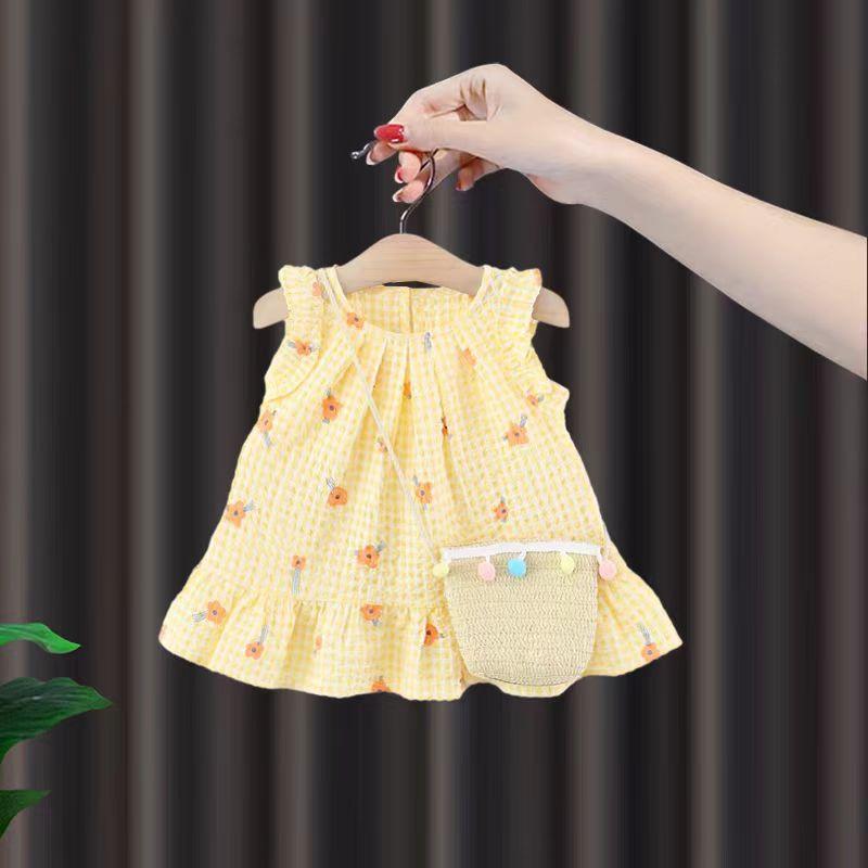 セットアップ 女の子 キッズ ベビー 半袖 コットン 肌に優しい かわいい プリンセスデザイン カラフル..