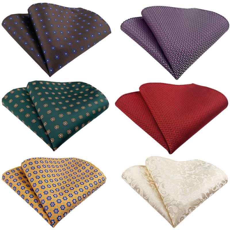 ポケットチーフ メンズ ポリエステル素材 ファッション柄 ペイズリー柄 小花柄 無地 スーツ ビジネス ..