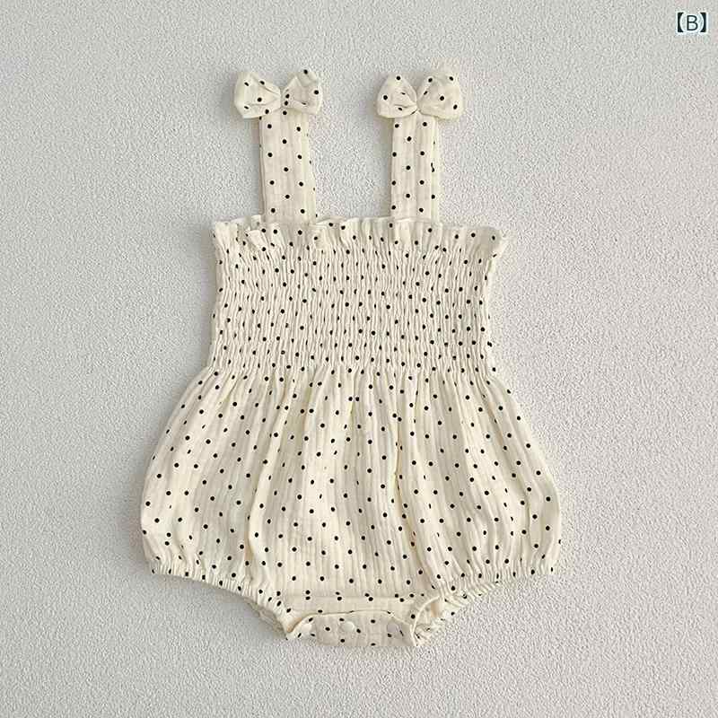 ロンパース 女の子 ベビー 夏服 おしゃれ 小花柄 かわいい プリンセス 綿100% 薄手 サラサラ 韓国風 スナップボタン ノースリーブ カバーオール 普段着 お出かけ