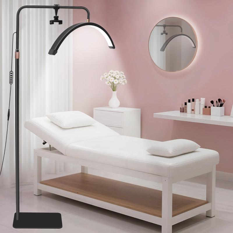 LEDフロアスタンドライトまつげ用ランプ 360°回転ライトヘッド