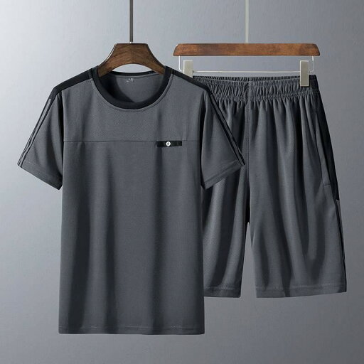 セットアップ メンズ 夏物 半袖Tシャツ ハーフパンツ ロングパンツ 上下セット カジュアル 部屋着 ゆったり 大きいサイズ パパ ポリエステル(x2) セットアップ メンズ 夏物 半袖Tシャツ ハーフパンツ ロングパンツ 上下セット カジュアル 部屋着 ゆったり 大きいサイズ パパ ポリエステル(x2)
