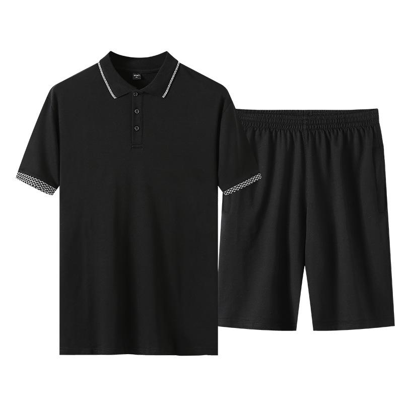 スポーツウェア メンズ 半袖 ハーフパンツ 上下セット 薄手 綿混 ゆったり 大きいサイズ カジュアル リラックス ルームウェア 夏
