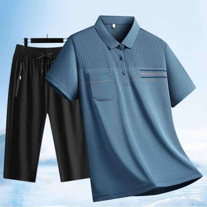 セットアップ メンズ 春夏 薄手 半袖Tシャツ ショートパンツ 7分丈パンツ 上下セット カジュアル スポーツウェア 大人カジュアル 部屋着 ストレッチ 通気性 ゆったり 大きいサイズ