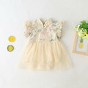 ロンパース 女の子 ベビー 薄手 綿100% A類安全基準 中国風 漢服風 ワンピース 前開き スナップボタン 新生児 乳幼児 ショート丈 出産祝い ギフト(x...