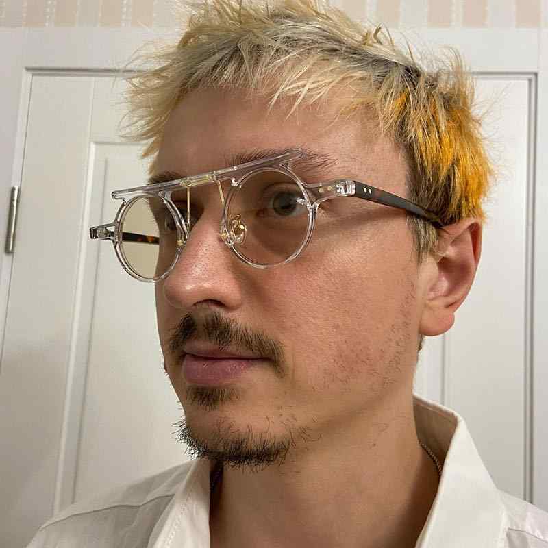 サングラス メンズ レディース UV400カット 個性的 欧米風 ヒップホップ パンク レトロ ファッション小物 ラウンドフレーム 小さめ PC素材