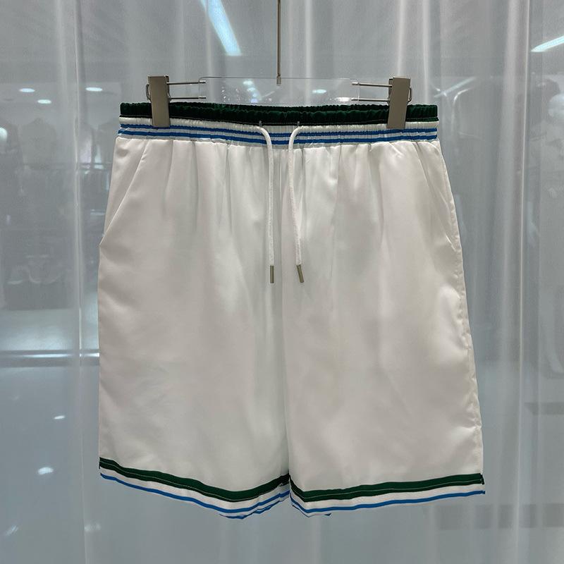 ショートパンツ メンズ デジタルプリント ストレッチ ポリエステル素材 カジュアル ストリート系 欧米トレンド チェック柄 ビーチ リゾート 若者向け 春夏 ストレートシルエット