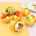 食品サンプル カップケーキ リアル フェイクスイーツ ディスプレイ用 飾り オブジェ 店舗装飾 カフェ インテリア おしゃれ 手作り 冷蔵庫マグネット