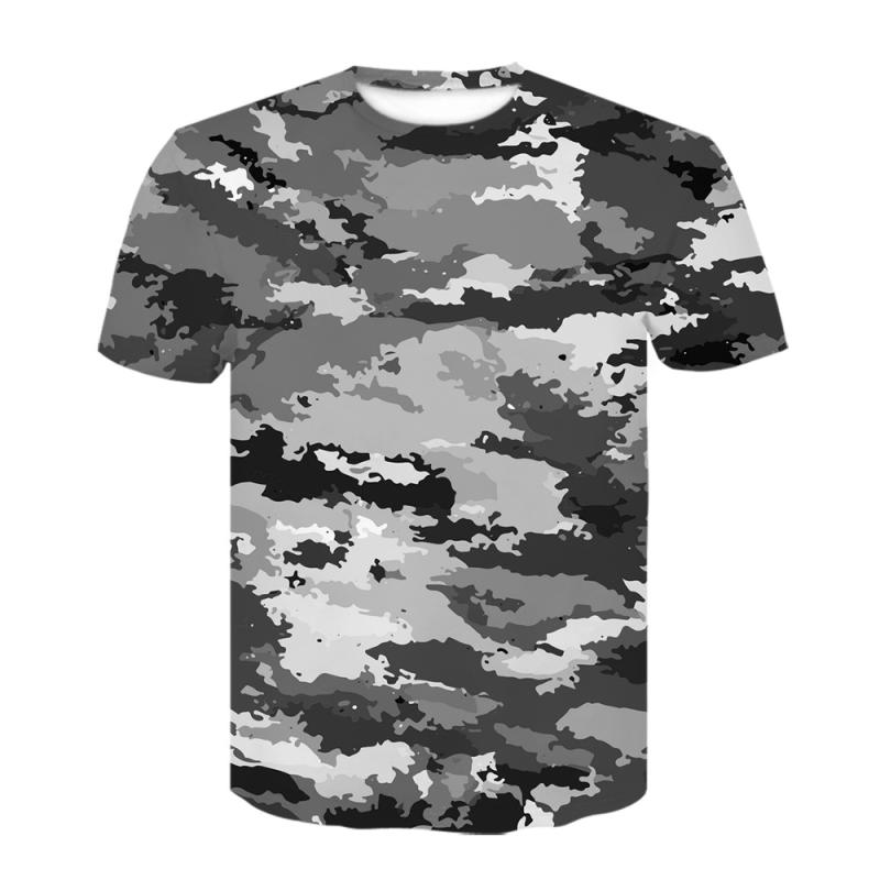 STREET - Tシャツ メンズ スカル ドクロ 3Dプリント 半袖 ゆったり オーバーサイズ カジュアル ストリート系 ファッション 欧米ストリート トレンドデザイン 夏服 ポリエステル素材