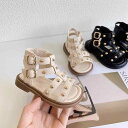 サンダル ベビー 女の子 ファーストシューズ ソフトソール 滑り止め おしゃれ プリンセス ローマ風 春夏(x2)