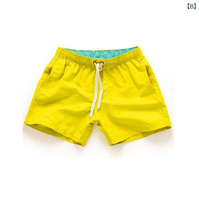 水着 メンズ ビーチショーツ 速乾 軽量 ポケット付き サーフショーツ スイムウェア ショート丈 夏用 海 プール アウトドア レジャー スポーツ ポリエステル素材 ゆったり ストレート