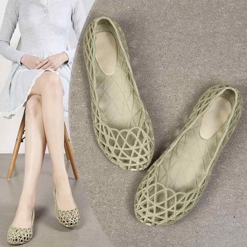 クロッグサンダル レディース 晴雨兼用 通気性 軽量 つま先保護 ジェリー素材 EVA PVC ソフトソール 快..