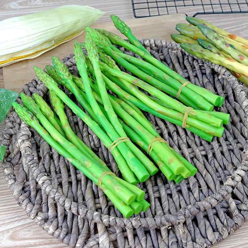 食品サンプル リアル 軽量 アスパラガス たけのこ とうもろこし 野菜 果物 フェイクフード ディスプレイ ホームデコレーション 撮影用 店舗装飾 業務用(x2...