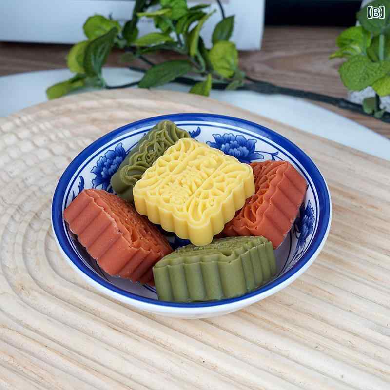 モズラボの食品サンプル 本物そっくり リアル フェイク 卵黄パイ 中華菓子 スイーツドリンク 店舗 ディスプレイ 撮影用 置物 飾り 小道具 おもちゃ インテリア雑貨｜アングル3