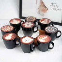 食品サンプル フェイクドリンク ラテアート コーヒー ジュース 飲食店 カフェ 店舗ディスプレイ 置物 撮影用小物 インテリアデコレーション(x2)