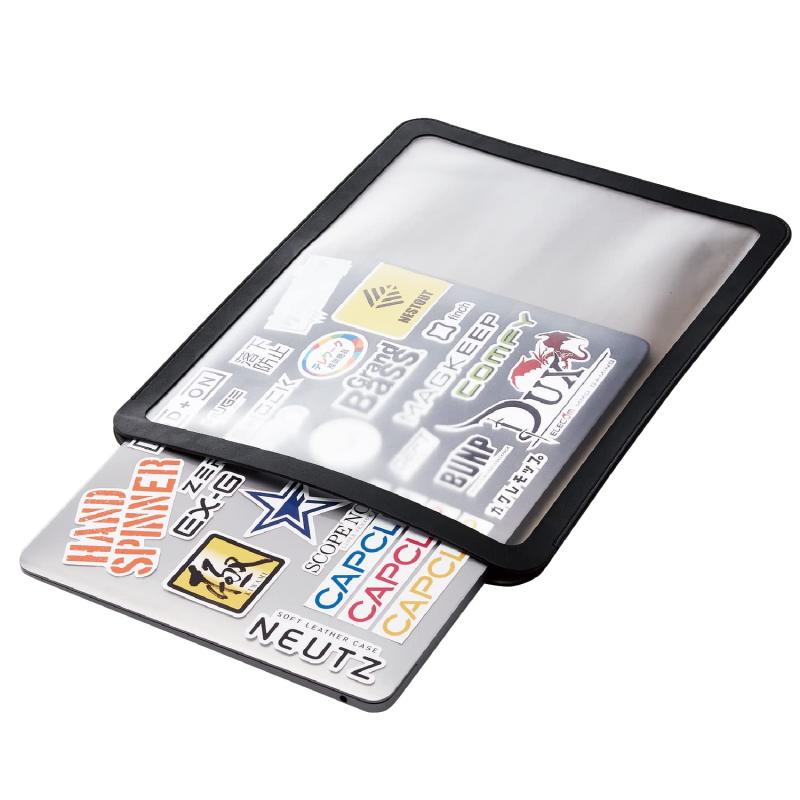 エレコム パソコンケース スリーブ型 クリアケース 薄型スリム設計 マグネット開閉口 MacBook Air13インチ MacBook Pro 13インチ対応 ブラック BM-IBCLM13BK