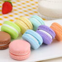 食品サンプル PVC製 リアル マカロン ミニケーキ フェイクスイーツ ディスプレイ用 撮影小道具 店舗用 カフェ風 インテリア雑貨(x2)