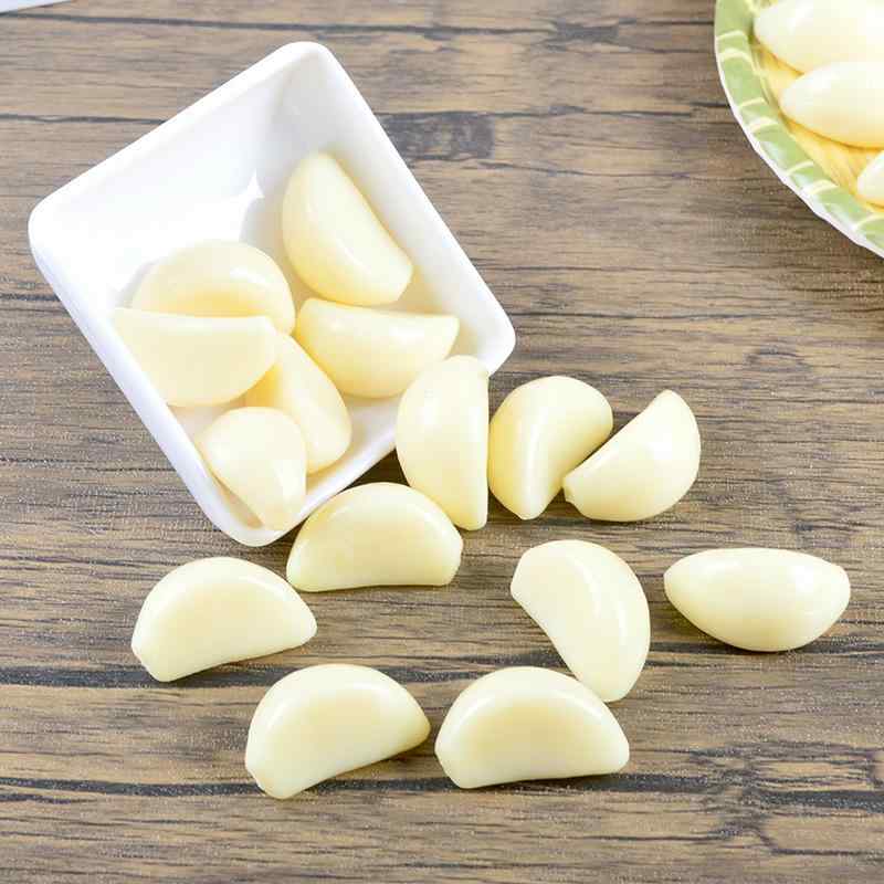 食品サンプル PVC製 リアルな ニンニク 実物大 ユニーク 面白グッズ キーホルダー 吊り下げ飾り フェイ..