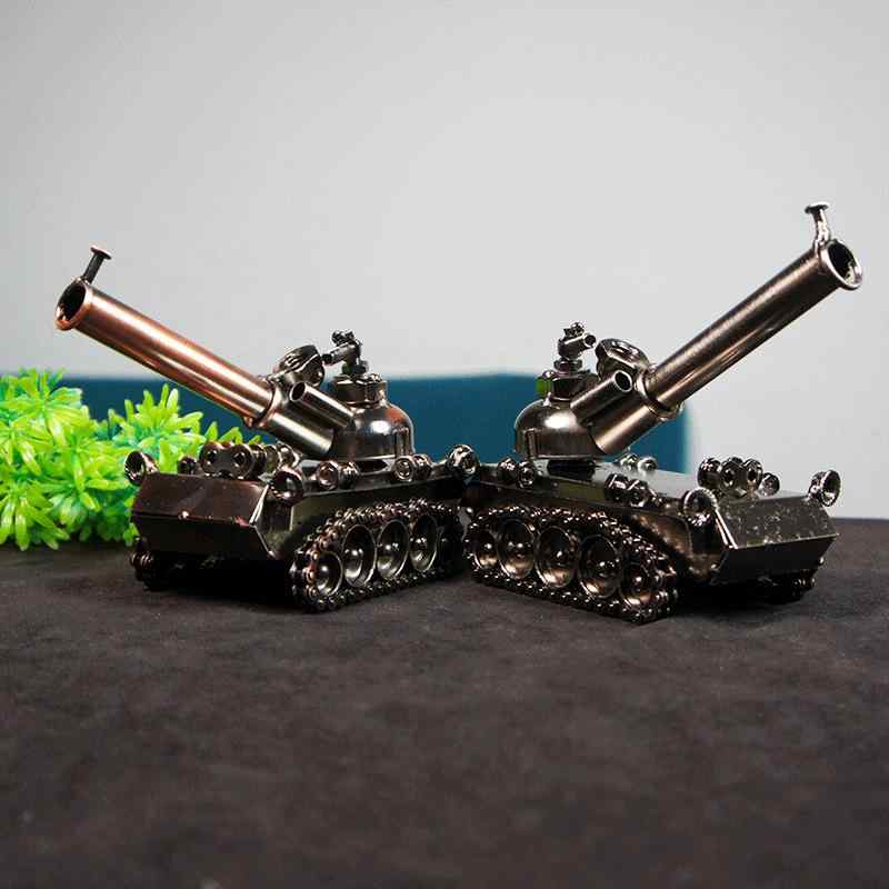 模型 戦車 手作り アイアン製 メタル調 工芸品 オブジェ インテリア 置物 モダン シンプル デスク飾り ..