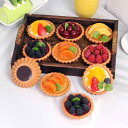 食品サンプル 欧風 フルーツタルト 模型 リアル 本物そっくり PVC製 ディスプレイ 撮影用小物 ショーケース カフェ 店舗 陳列 ケーキ スイーツ レプリカ...