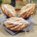 食品サンプル 欧風シュガーパウダー リーフ型フェイクパン リアルな手作り風 おしゃれな本物そっくり インテリアオブジェ 撮影小物 店舗ディスプレイ(x2)