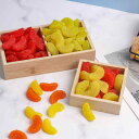 おままごと ごっこ遊び リアル オレンジ スライス PVC フルーツ 模型 DIY パーツ 立体 ミニチュアフード 食品サンプル ハンドメイド素材 カラフル フ...