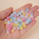 ミニチュア フェイクスイーツ 星形 金平糖 キャンディパーツ DIY ハンドメイド 手芸 デコレーション素材 極小 マルチカラー ホワイト ピンク ブルー イエ...