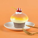 食品サンプル PU素材 リアル フェイクスイーツ いちご さくらんぼ ブルーベリー ラズベリー フルーツ マッシュルームケーキ ディスプレイ用 店舗装飾 インテ...