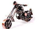 バイク模型 アイアン製 電気メッキ加工 欧風 レトロ アンティーク調 おしゃれなインテリア置物 オブジェ リビング 寝室 ブラック ブロンズカラー ホームデコレーション 飾り(x2)