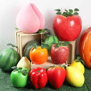 フェイクフルーツ フェイク野菜 リアル 大型 発泡スチロール製 軽量 ダミー 置物 りんご オレンジ バナナ ブドウ ピーマン インテリア ディスプレイ 撮影小道具 店舗装飾 展示用
