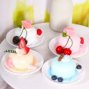 食品サンプル リアル ケーキ模型 パン模型 フルーツ ディスプレイ 店舗装飾 撮影小物 モダン シンプル インテリア 丸型 ベーカリー パン屋 オブジェ ピンク...