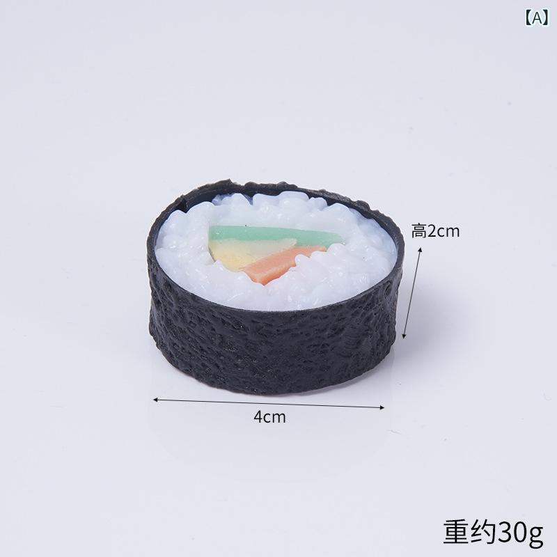 食品サンプル リアル寿司 キーホルダー マスコット PVC製 おもしろ ユニーク 巻き...