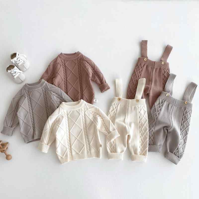 ベビー キッズ ニット ロンパース 男の子 女の子 男女兼用 秋冬 ケーブル編み 無地 プルオーバー あっ..