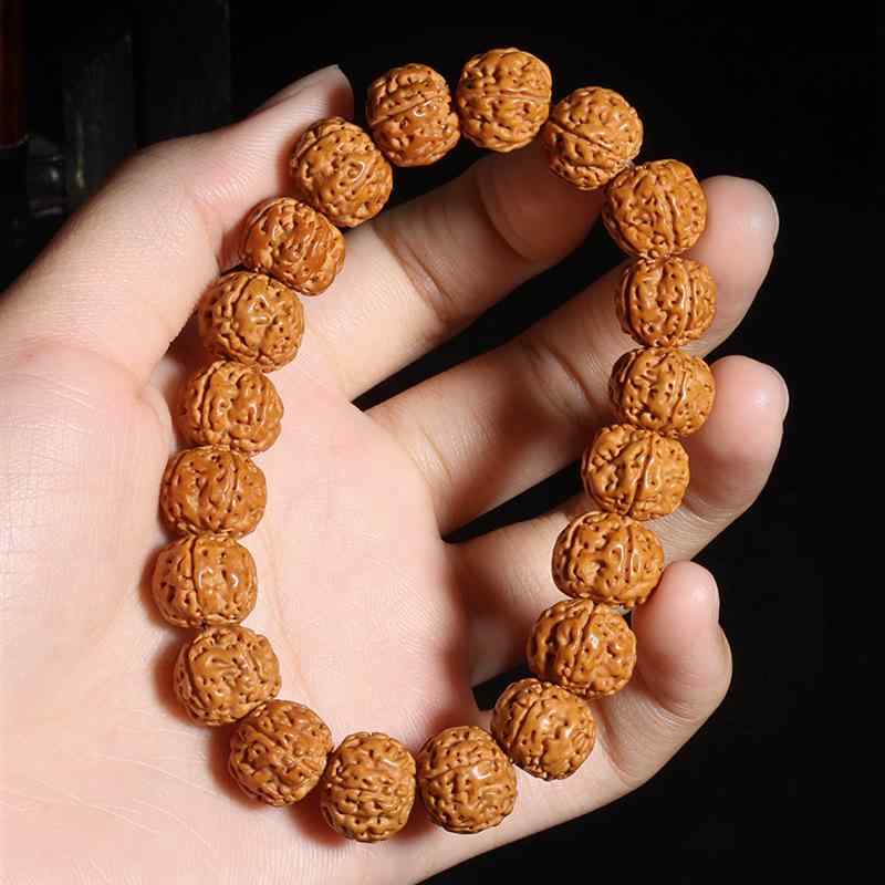 数珠 メンズ 金剛菩提 ブレスレット 肉厚 双龍紋 樹王 小金剛 盤玩用 仏教 腕輪 インドネシア産 精品 11mm 中国風(x2)