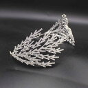 ヘアアクセサリー レディース ラインストーン カチューシャ ウェディング ブライダル 結婚式 パーティー 披露宴 発表会 ステージ 上品 エレガント 多用途 シ...