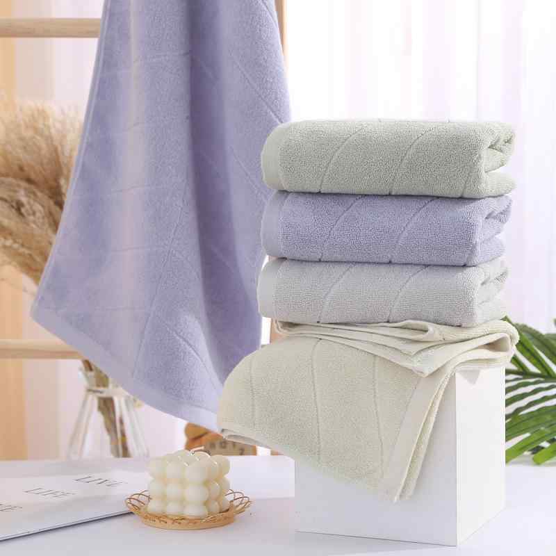 フェイスタオル 綿100% 厚手 吸水 速乾 32番手 コットン 洗顔用 無地 肌触り やさしい 約34x74cm デイ..