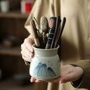 茶道具 高級感 手描き 浮き彫り 茶道筒 六君子セット 家庭用 フルセット 中国茶器 お茶淹れ 陶器製 レトロ風