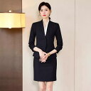 スーツ レディース ビジネス オフィス 通勤 制服 ユニフォーム ホテル受付 フロント 不動産営業 宝飾店 長袖 ジャケット パンツ スカート ブラウス ポリエステル ストレッチ 秋冬