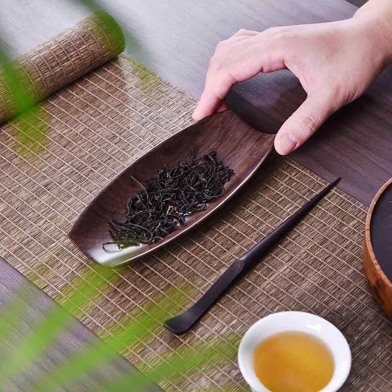 茶道具 黒檀 茶則 茶杓 茶匙 茶合 兼用 中国茶器 功夫茶具 茶道六君子セット 木製 天然木 手作り 高級感 上品 おしゃれ 茶葉 茶席(x2)