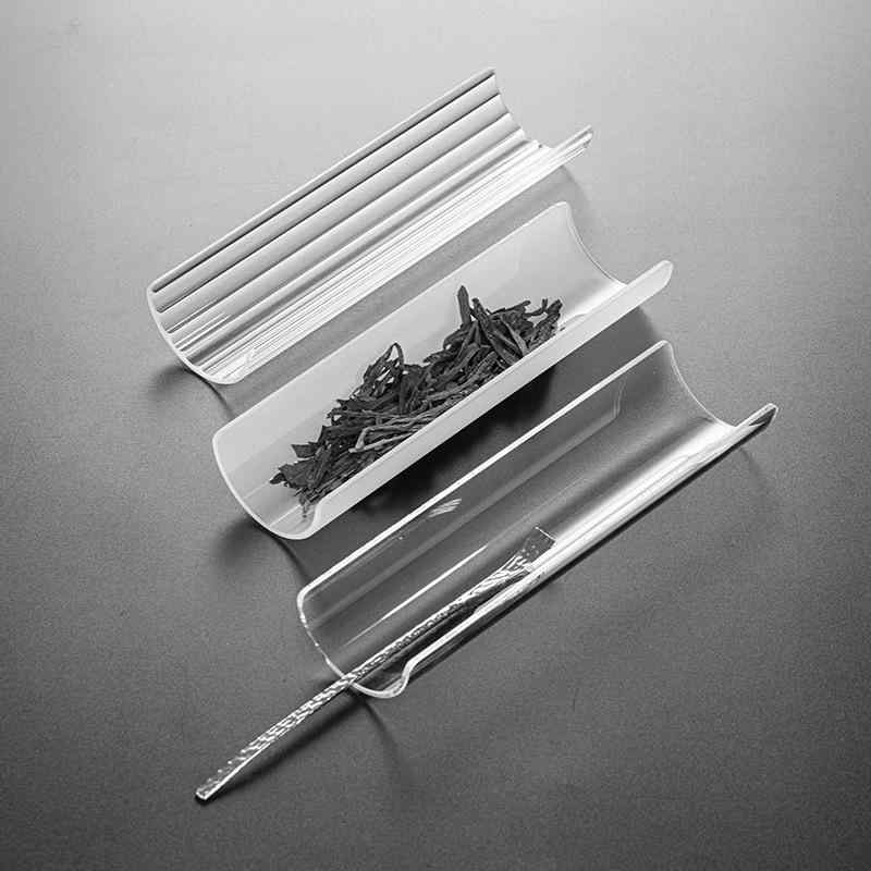 茶道具 透明 ガラス製 茶匙 茶撥 2点セット 茶則 茶葉用 中国茶器 本格的 現代的 シンプル おしゃれ 功..