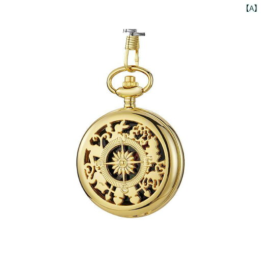 懐中時計 方位磁石 フタ付き アウトドア 登山 トレッキング 日本製ムーブメント シチズンミヨタ製アナログ デジタル表示 コーティングガラス カジュアルスタイル ユニセックス ポータブル(x2)