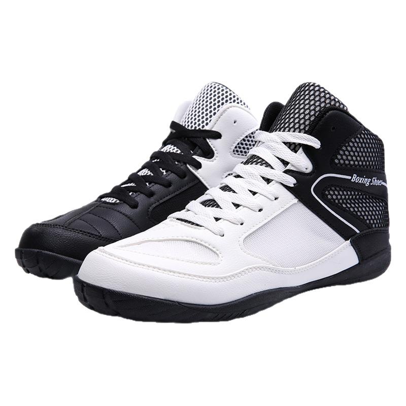 シューズ ユニセックス ボクシング レスリング 格闘技 武術 サンダ 総合トレーニング用 室内用 滑り止..