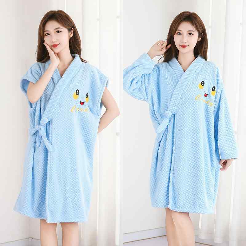 バスローブ レディース メンズ 厚手 保温 サンゴフリース ゆったり 大きいサイズ 大人用 お風呂上がり ..