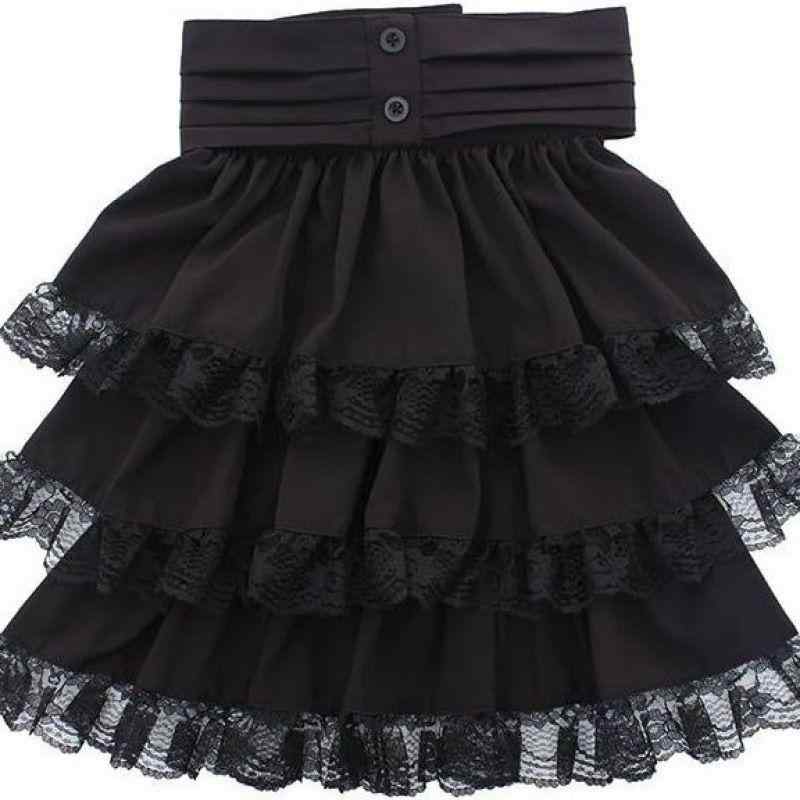 付け襟 男女兼用 ユニセックス 取り外し可能 レース襟 フェイクカラー 三層 レイヤード 欧米風 ファッション小物 大人用 ホワイト ブラック(x2)