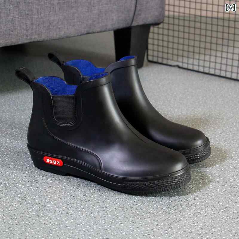 レインブーツ メンズ ショート丈 PVC素材 滑り止め 耐摩耗 裏ボア 防寒 あったか 取り外し可能インナー 迷彩柄 カジュアル 衝撃吸収